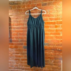 Soma Linen Jersey Empire Midi Bra Dress XXL